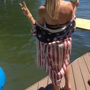 American flag kimono